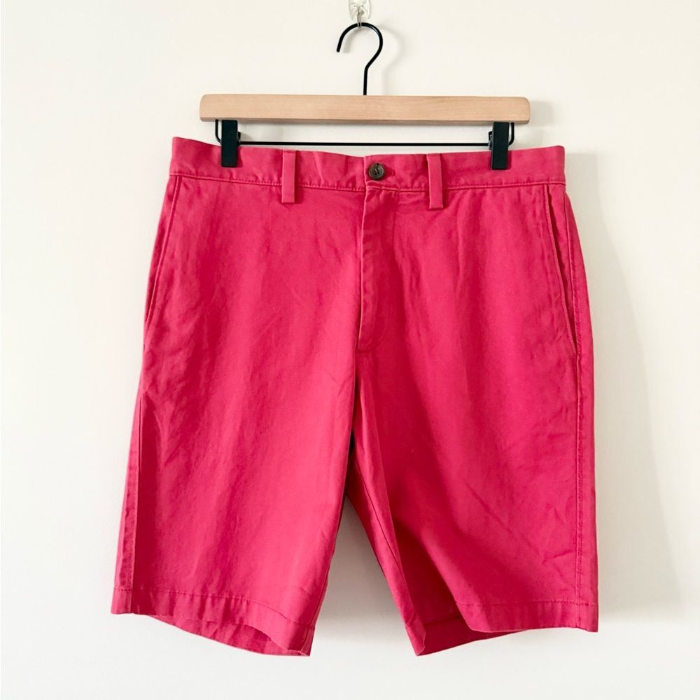 NWT Banana Republic Slim Fit Deck Short 9” inseam in Washed Red - Size 31